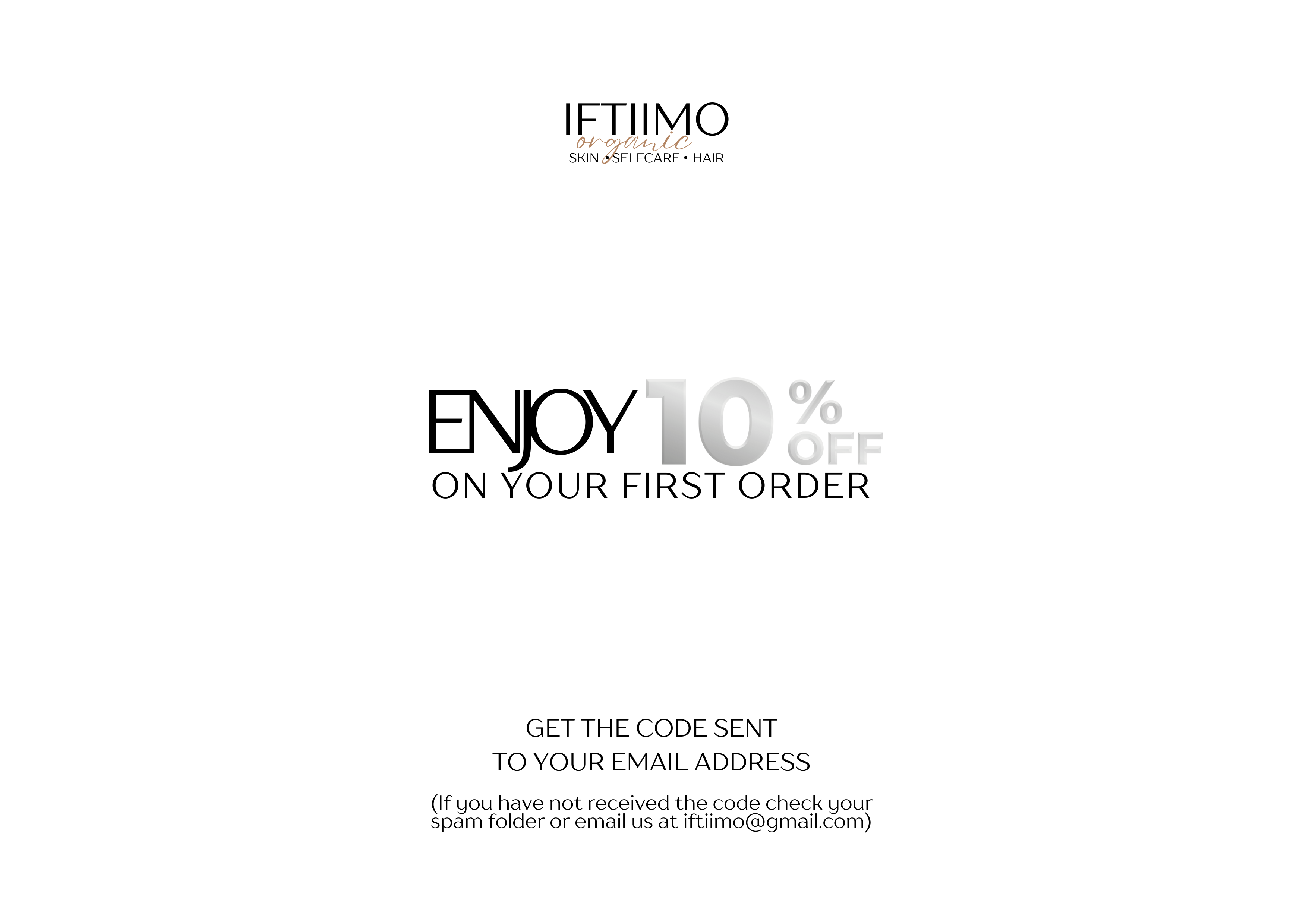 10% OFF Organic Products